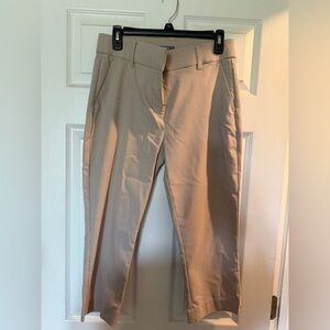 Maurices Beige cropped  bengaline pants